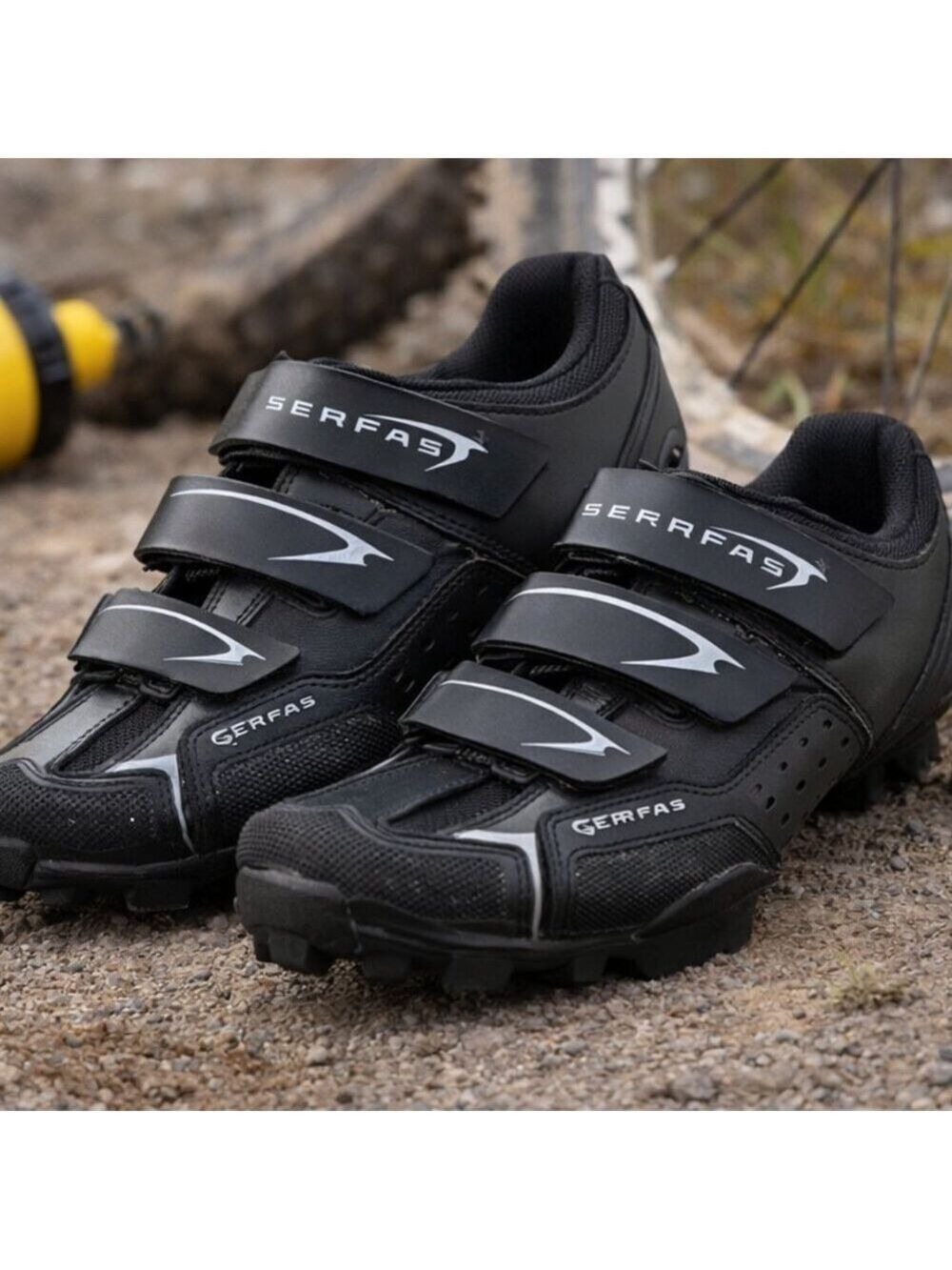 Serfas Cycling Shoes Women’s 6.5 / EU 39 Black MTB Bike Shoes Cleats Compatible